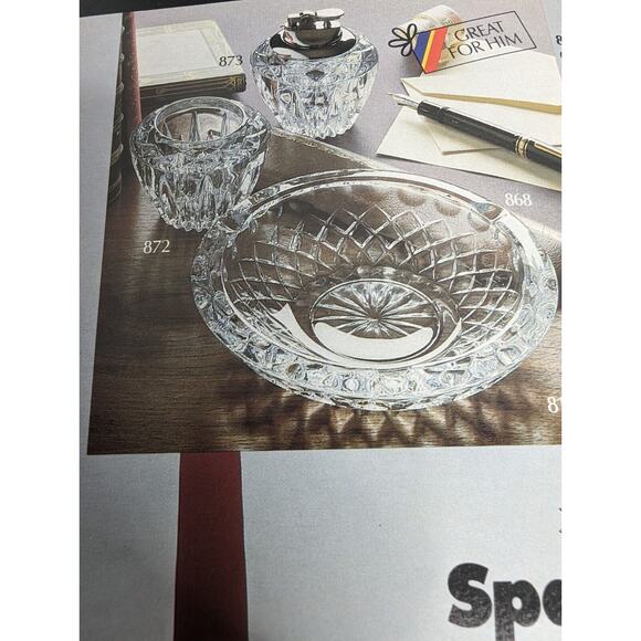 Princess House HIGHLIGHTS #872 Lead Crystal 3.25" Votive Candle Holder Vase - Picture 3 of 7